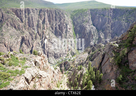 Parc National Black Canyon of the Gunnison au Colorado Banque D'Images