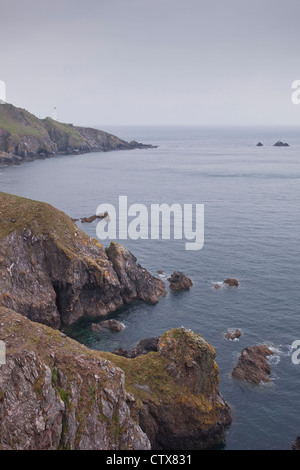 La côte sud du Devon près de Point de départ. Banque D'Images