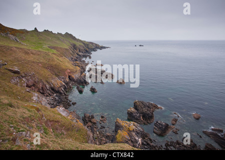 La côte sud du Devon près de Point de départ. Banque D'Images