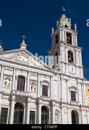 Palais national de Mafra et Covent, Mafra, nr Lisbonne, Portugal. Banque D'Images