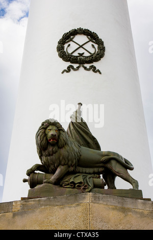 Jan van Speijk Phare à Egmond aan Zee, dans le nord de la Hollande, aux pays-Bas. Banque D'Images