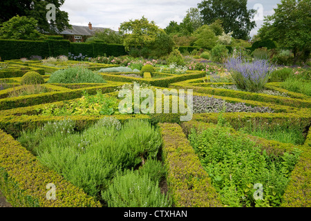 Herb garden, Suffolk, Angleterre Banque D'Images