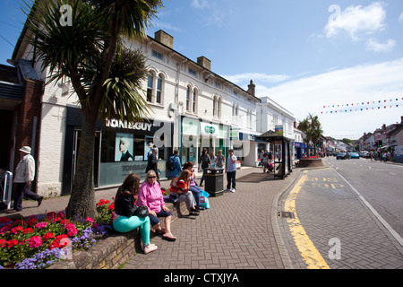 Christchurch Dorset, retraite populaire ville sur la côte sud de l'Angleterre, Royaume-Uni Banque D'Images