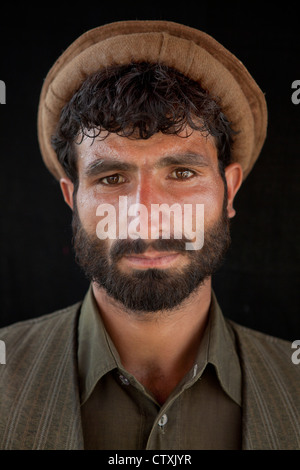 Le portrait de civils à Kunduz, Afghanistan Banque D'Images