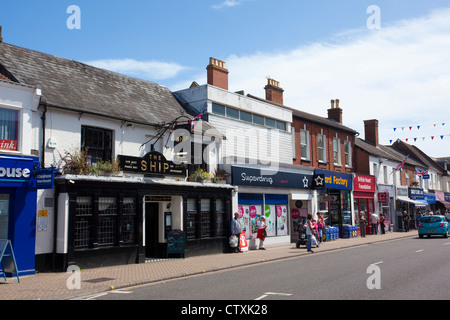 Christchurch Dorset, retraite populaire ville sur la côte sud de l'Angleterre, Royaume-Uni Banque D'Images