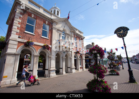 Hôtel de ville de Christchurch, Christchurch Dorset, retraite populaire ville sur la côte sud de l'Angleterre, Royaume-Uni Banque D'Images