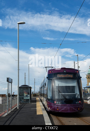 Nouveau style dans une station de tramway Blackpool sur le front de mer de Blackpool, Lancashire Banque D'Images