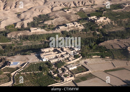 Village en Afghanistan Banque D'Images