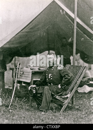 PHILIP SHERIDAN (1831-1888) général de l'Union dans la guerre civile américaine Banque D'Images