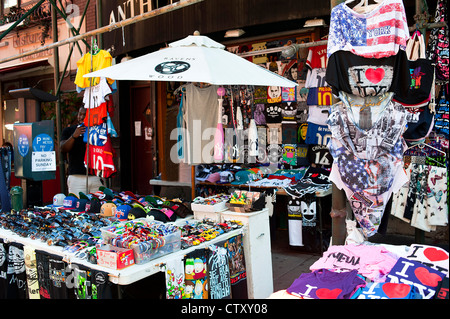 Vendeur stall Little Italy NYC Banque D'Images