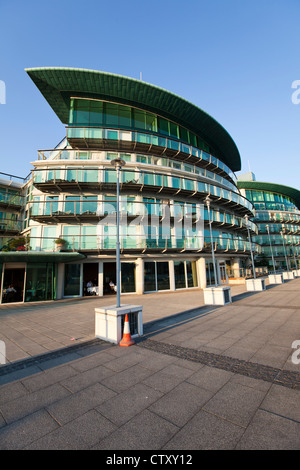 Luxury Penthouse Apartments, Hermitage, Quai Haut Wapping Street, Londres, Angleterre, Royaume-Uni. Banque D'Images