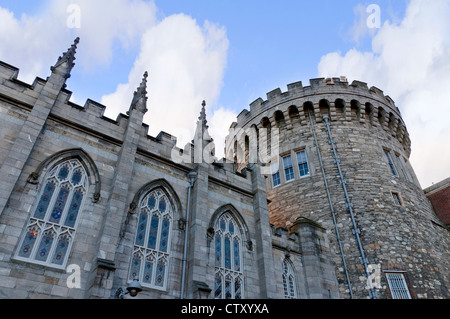 L'église de la garnison du château de Dublin dans le centre de la ville de Dublin en Irlande Banque D'Images