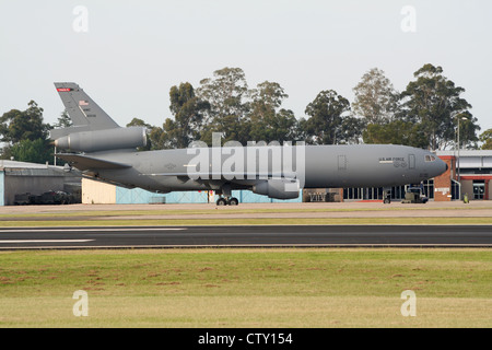 Us air force kc-10a extender à raaf richmond. Sydney, Australie. Banque D'Images