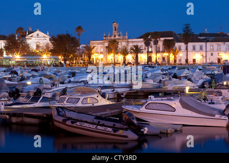 Port de Faro Portugal Banque D'Images