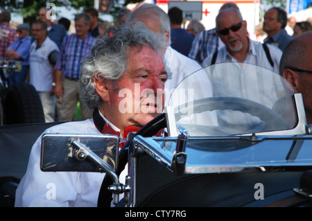 Stanley Mann de Stanley Mann Racing au volant d'une Bentley 1929 4,5 litre à Le Mans Classic Days 2012, Schloss Dyck Allemagne Banque D'Images
