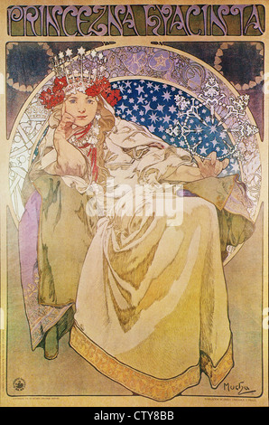 Alphonse Maria Mucha Princezna Hyacinta 1860 - 1939 Banque D'Images