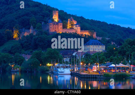 Wertheim, rivière principale, Bade-Wurtemberg, Main-Tauber, Route Romantique, Romantische Strasse, Allemagne Banque D'Images