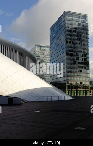 Der Philharmonie à la place d'Europe, l'architecte Christian de Portzamparc à Place d'Europe, Ville de Luxembourg Banque D'Images