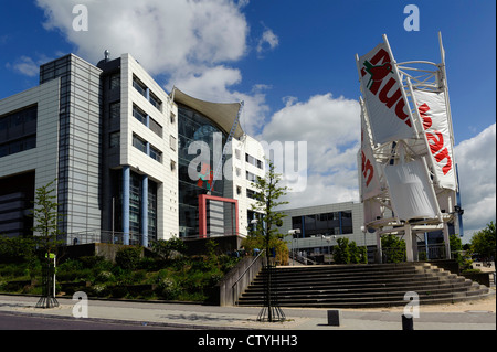 Shopping-Center Auchan - dans le trimestre, la Banque de Luxembourg-ville Banque D'Images