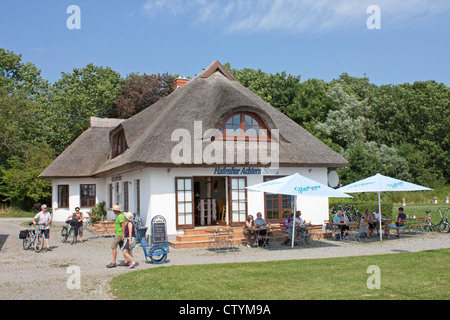 Harbour Bar Achtern Strom, Kloster, l'île de Hiddensee, côte de la mer Baltique, Schleswig-Holstein, Allemagne Banque D'Images