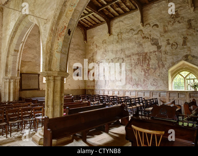 Oddington inférieur l'église St Nicolas Gloucestershire Banque D'Images