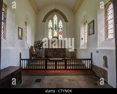 North Cerney All Saints Church Interior Banque D'Images