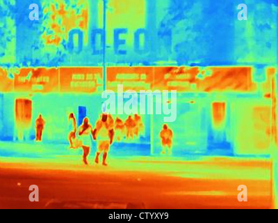 Image thermique de cinéma Banque D'Images