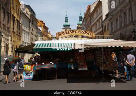 Havelske Trziste le marché de la rue Havelska Staré Mesto la Vieille Ville Prague République Tchèque Europe Banque D'Images