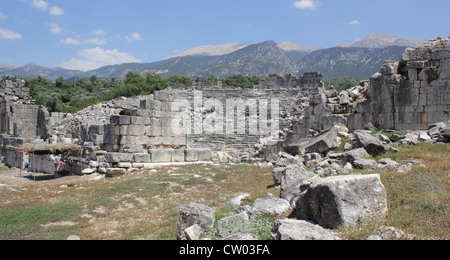 Tlos, ancienne ville en Turquie Banque D'Images