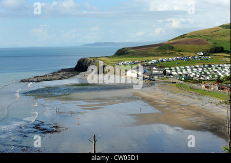 Clarach Bay près de Aberystwyth Wales UK Banque D'Images