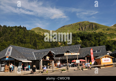 Le restaurant Azur Sancy, Le Mont Dore, Puy de Dome, Auvergne, Massif Central, France Banque D'Images