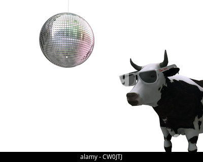 prime à la vache à la discothèque Banque D'Images