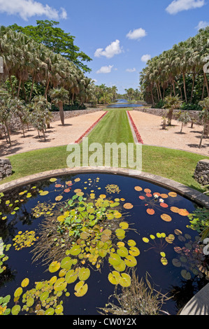 Fairchild Tropical Botanical Gardens à Coral Gables, une banlieue de Miami en Floride. Banque D'Images