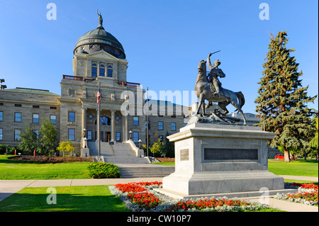 Thomas Francis Meagher Statue Montana State Capitol Building Helena MT-NOUS Banque D'Images