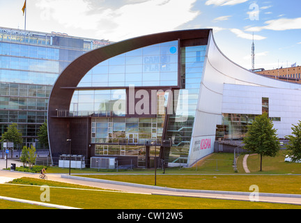 Musée d'art contemporain Kiasma d'Helsinki, Finlande. Banque D'Images