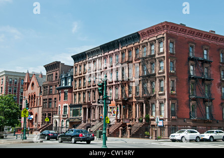 Malcolm X Boulevard Lenox Avenue Harlem New York Manhattan United States Banque D'Images