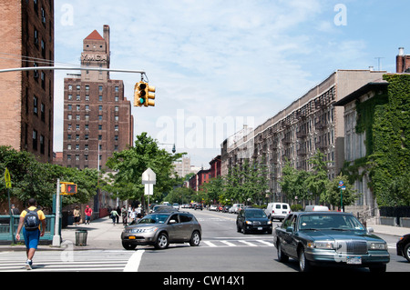 YMCY W 135e street Malcolm X Boulevard Lenox Avenue Harlem New York Ville Manhattan United States Banque D'Images