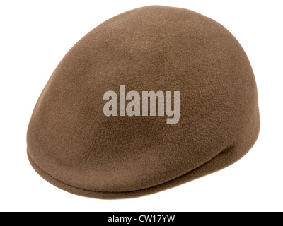 Feutre vert man's cap isolated on white Banque D'Images Feutre vert man's cap isolated on white Banque D'Images