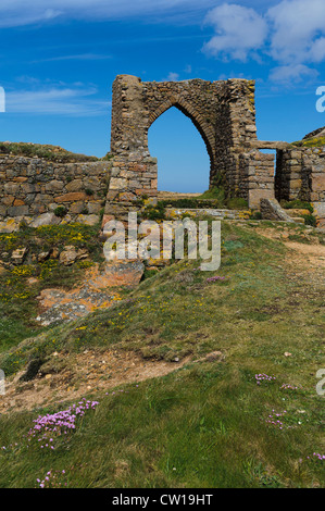 Grosnez Castle, île de Jersey, Channel Islands Banque D'Images