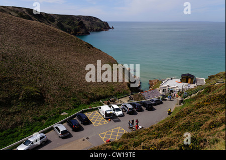 Plémont Bay, île de Jersey, Channel Islands Banque D'Images