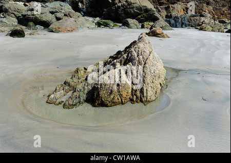 Plage de Petit Bôt Bay, à l'île de Guernsey, Channel Islands Banque D'Images