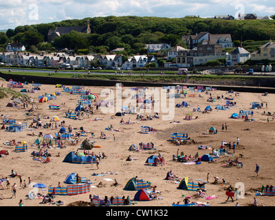 Summerleaze beach, Bude, Cornwall, UK Banque D'Images