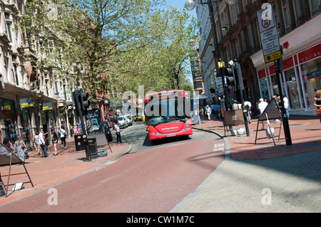 Un autobus de la ville de Birmingham, West Midlands UK Banque D'Images