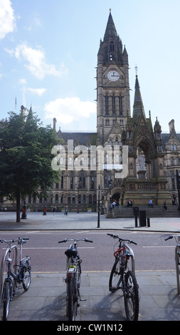 Hôtel de ville, place Albert, Manchester City Centre Banque D'Images