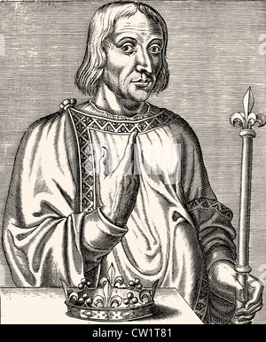 Louis IX de France Banque D'Images