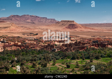 Paysages des Gorges de Todra, Maroc Banque D'Images