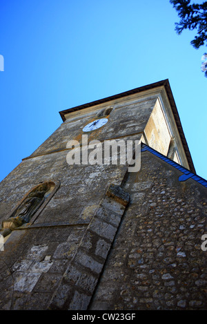 Eglise (église), Pin, Calvados, Basse Normandie, France Banque D'Images