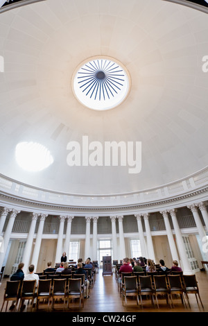 La Rotonde, calquée sur le Panthéon, Université de Virginie à Charlottesville, VA, fondé, conçu par Thomas Jefferson Banque D'Images