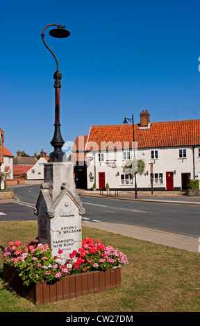 La ville médiévale de Acle à Norfolk, Banque D'Images