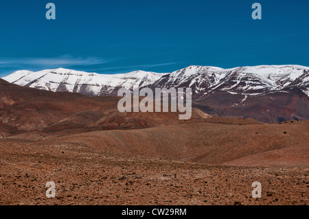 Paysage spectaculaire dans le sud de l'Atlas, Maroc Banque D'Images